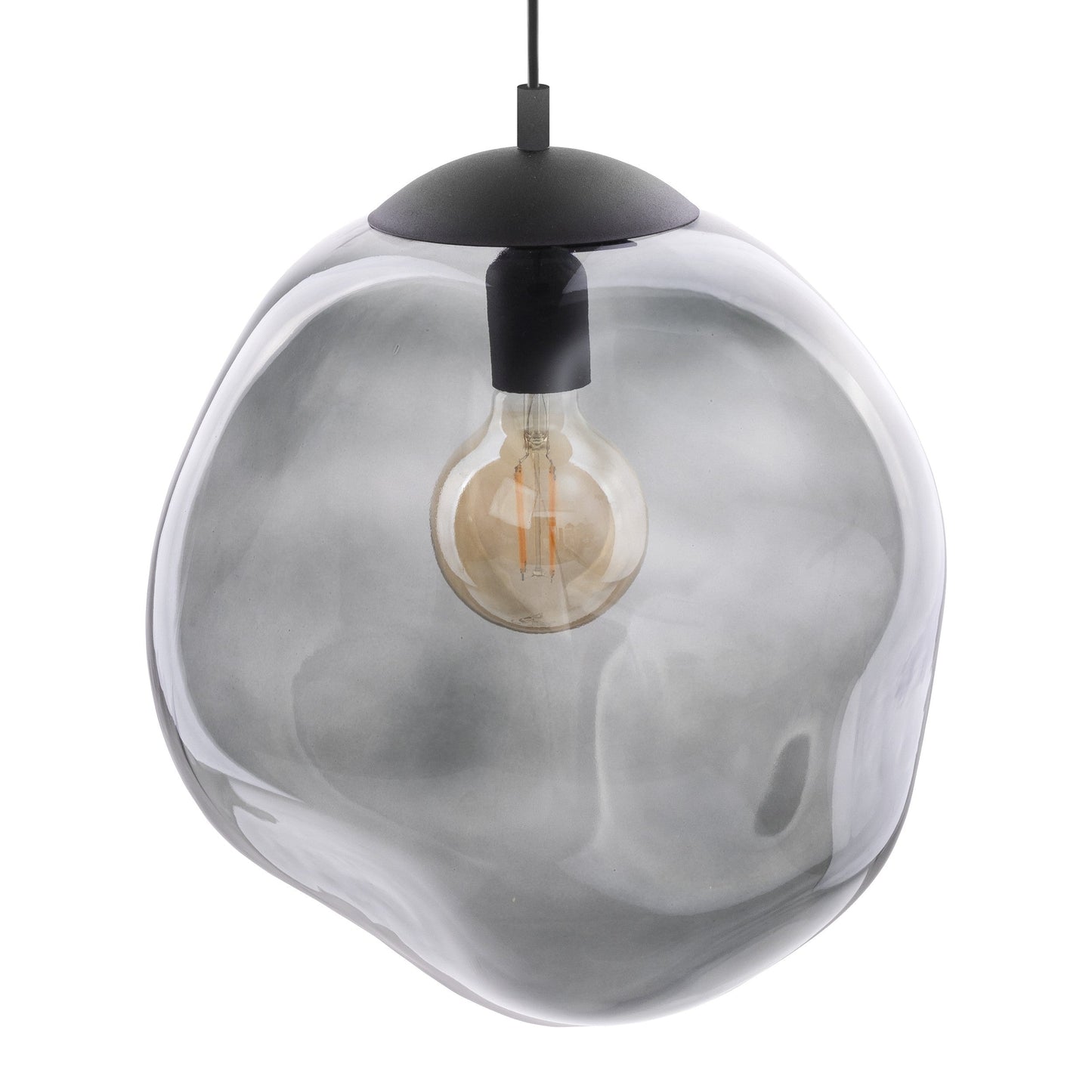 Molten Balls Graphite Pendant Light
