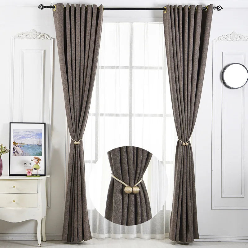 Magnetic Pearl Ball Curtain Tiebacks