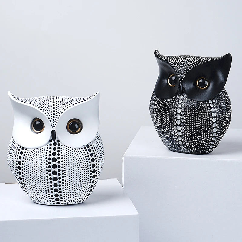 Nordic Style Owls Ornament
