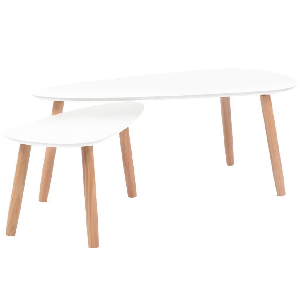 Pinewood Coffee Table Set