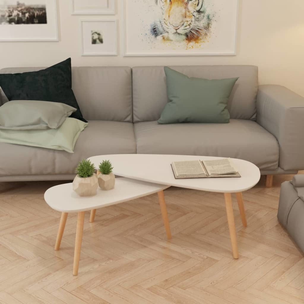 Pinewood Coffee Table Set