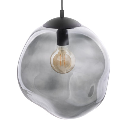 Molten Balls Graphite Pendant Light